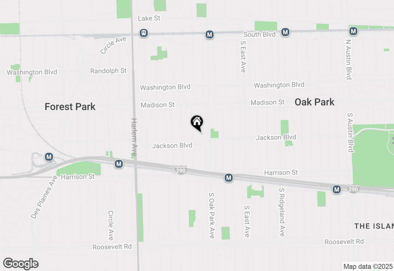 Map of 708 Carpenter Avenue, Oak Park, IL 60304