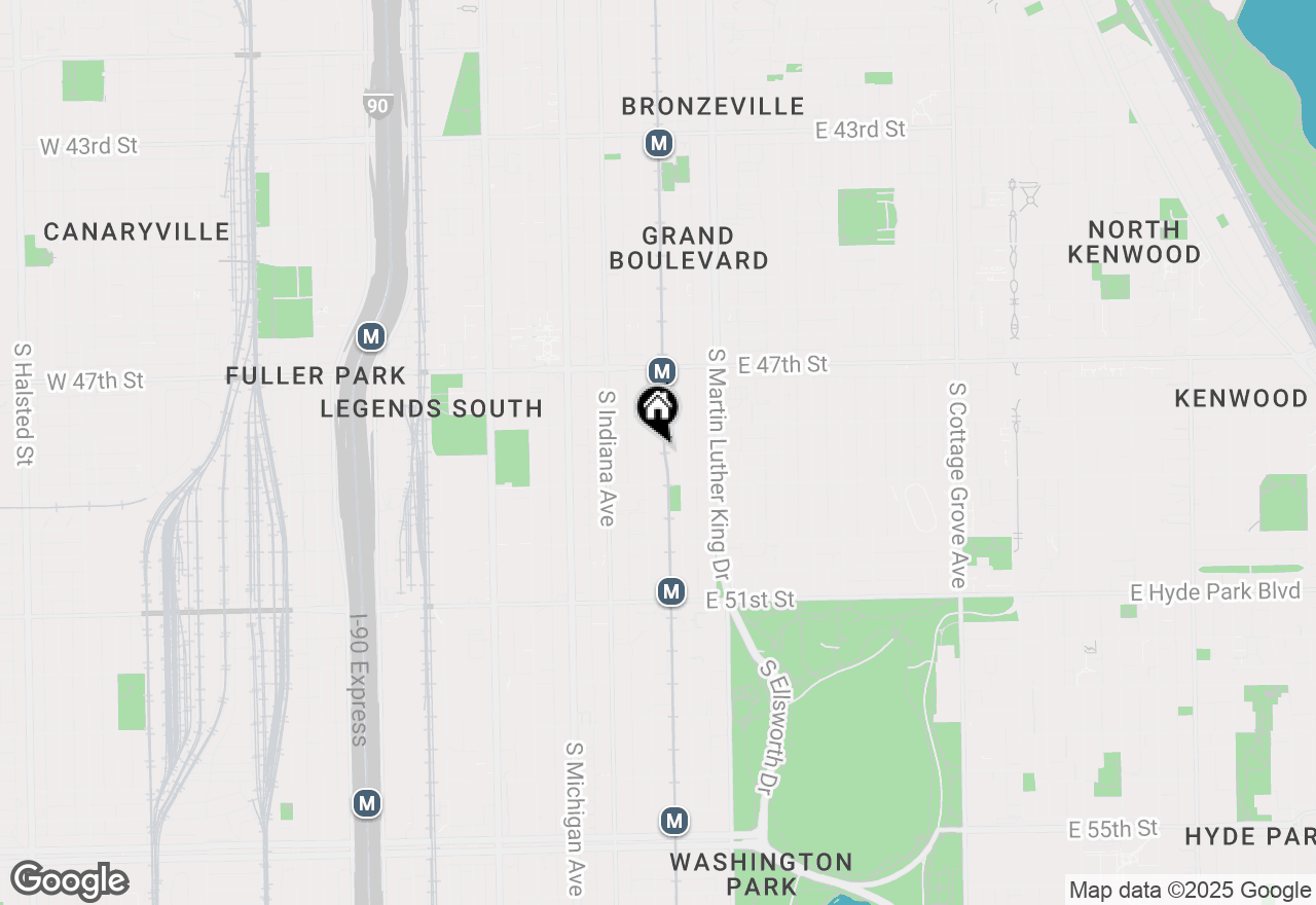 Map of 4829 S Prairie Avenue #2, Chicago, IL 60615