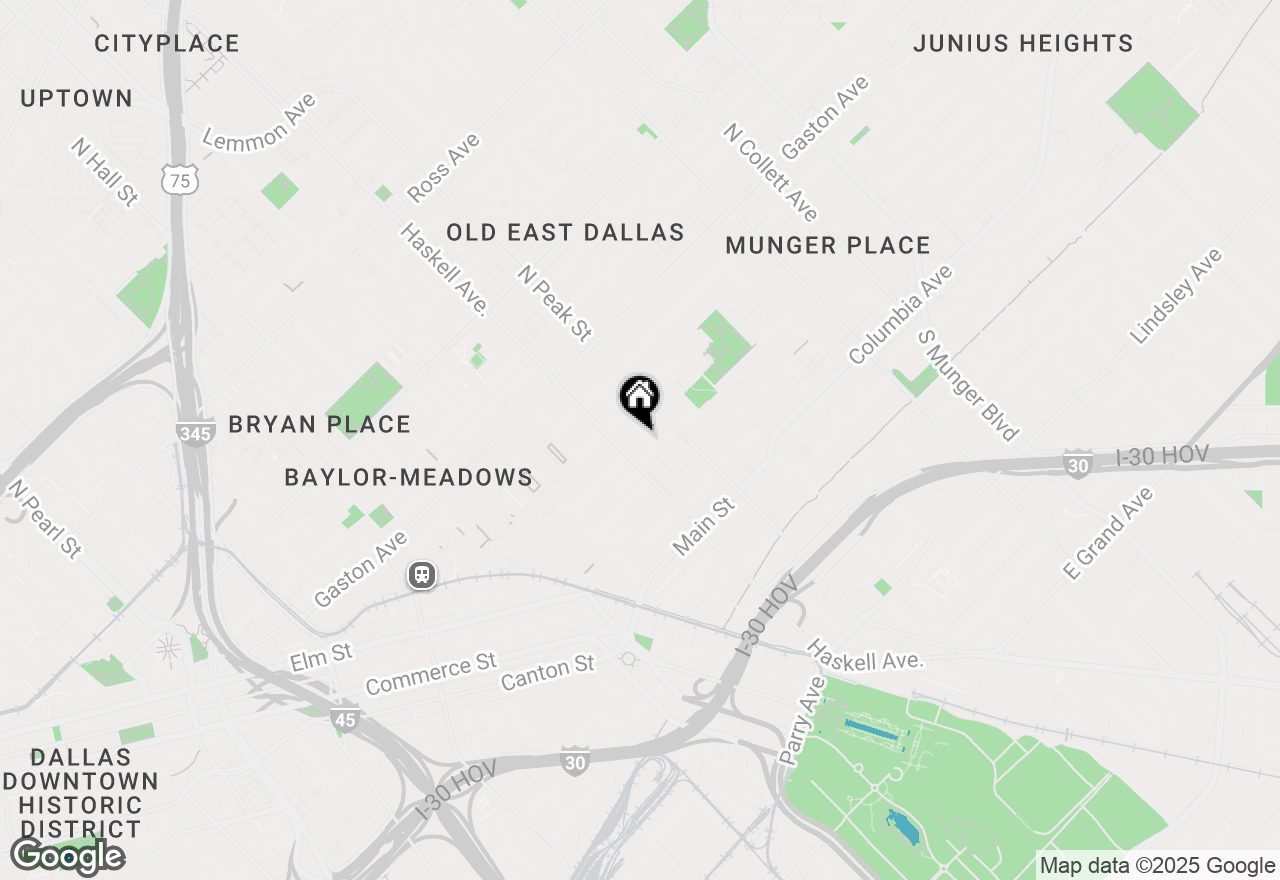 Map of 447 Josephine Street, Dallas, TX 75246