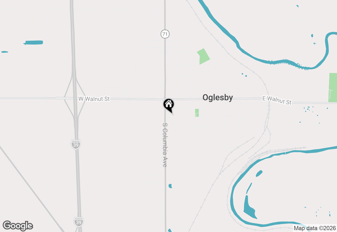 Map of 444 W 2nd Street, Oglesby, IL 61348