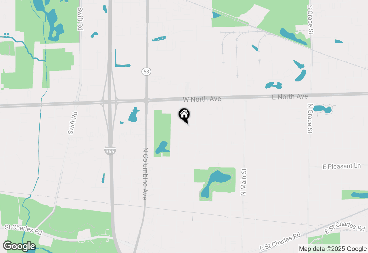 Map of 333 W Goebel Drive, Lombard, IL 60148