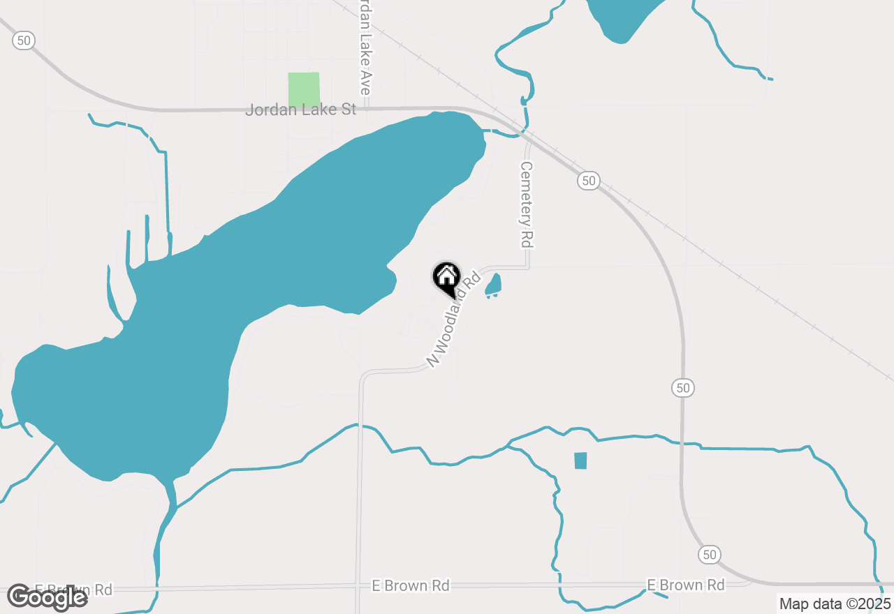 Map of 7755 Woodland Road, Lake Odessa, MI 48849