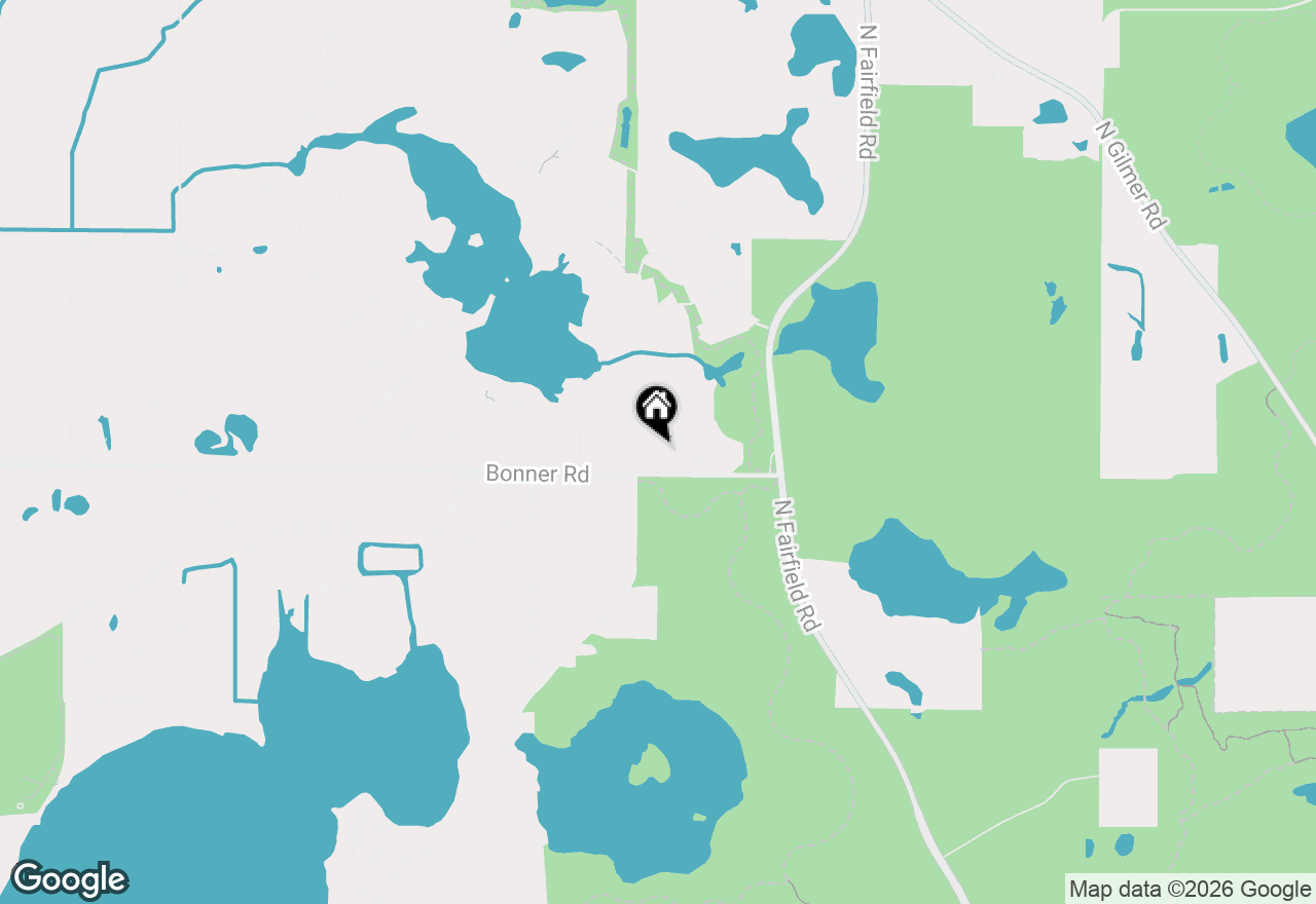 Map of 1205 E Bonner Road, Wauconda, IL 60084