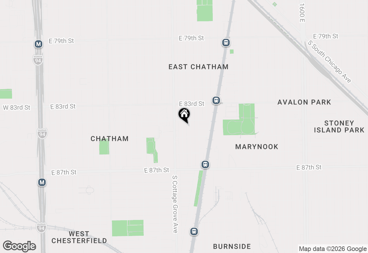 Map of 8419 S Maryland Avenue, Chicago, IL 60619