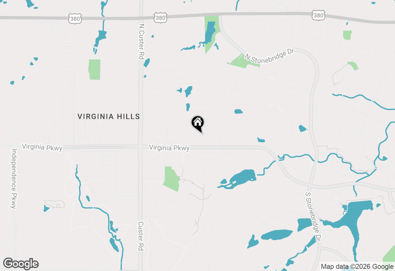 Map of 8309 Juliette Drive, Mckinney, TX 75071