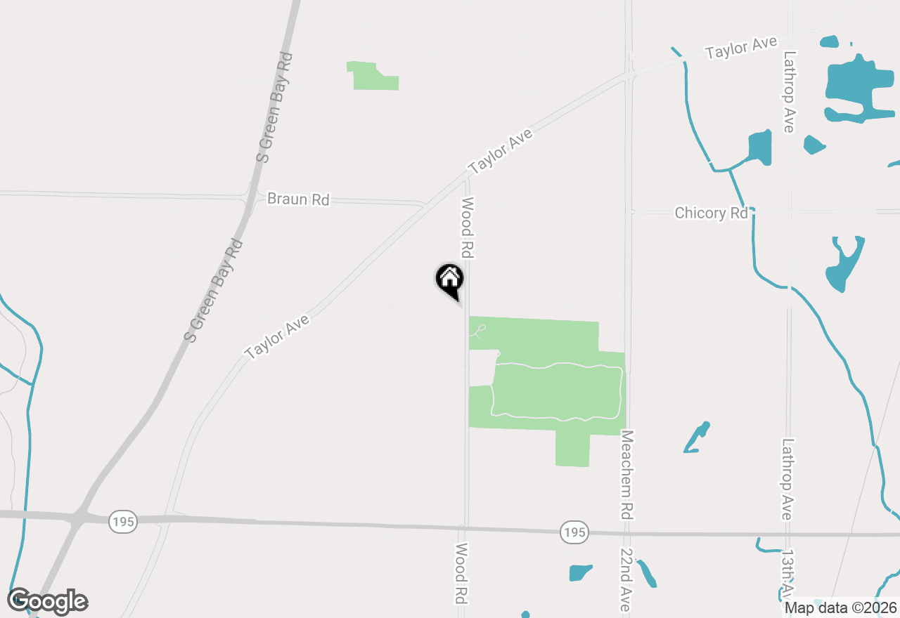 Map of 5711 Alta Loma Ct, Mount Pleasant, WI 53403