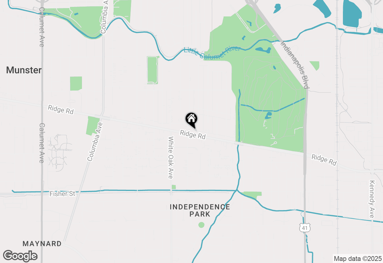 Map of 1713 Ridge Road, Munster, IN 46321