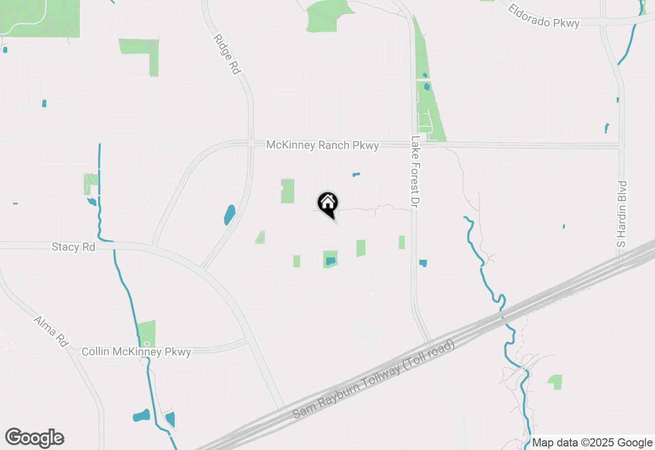 Map of 5616 Hampshire Drive, Mckinney, TX 75070