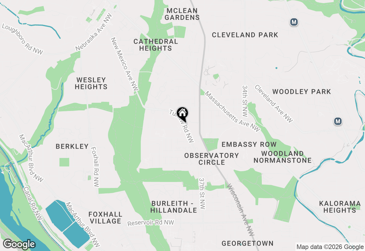 Map of 2606 Tunlaw Road Nw #1, Washington, DC 20007