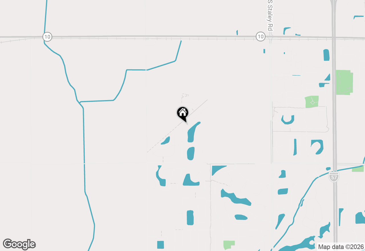 Map of 1301 English Oak Drive, Champaign, IL 61822