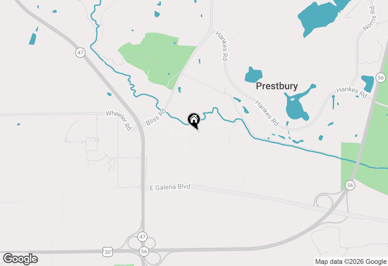 Map of 286 Whitfield Drive #A, Sugar Grove, IL 60554