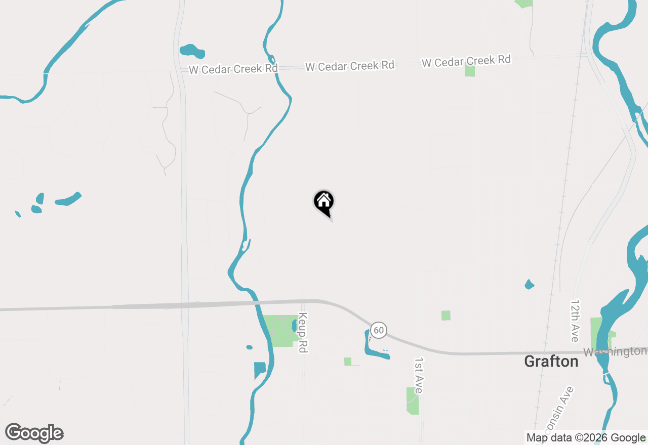 Map of 759 Hummingbird Ct, Grafton, WI 53024