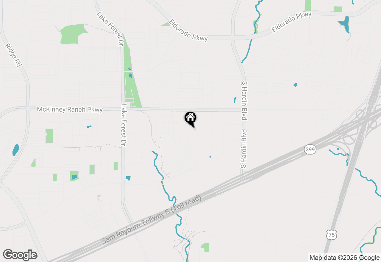 Map of 4404 Bolton Court, Mckinney, TX 75070