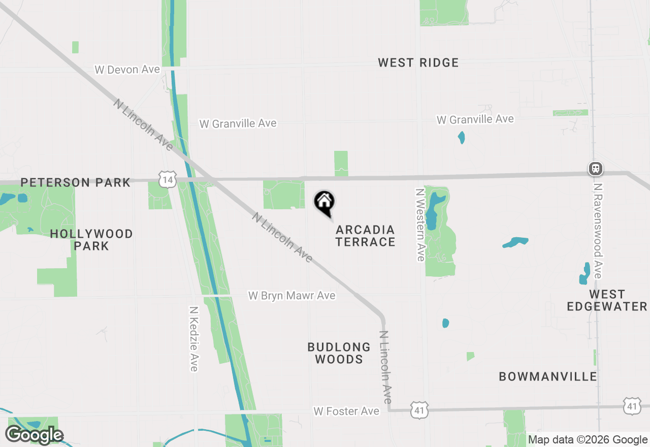 Map of 5827 N Fairfield Avenue, Chicago, IL 60659