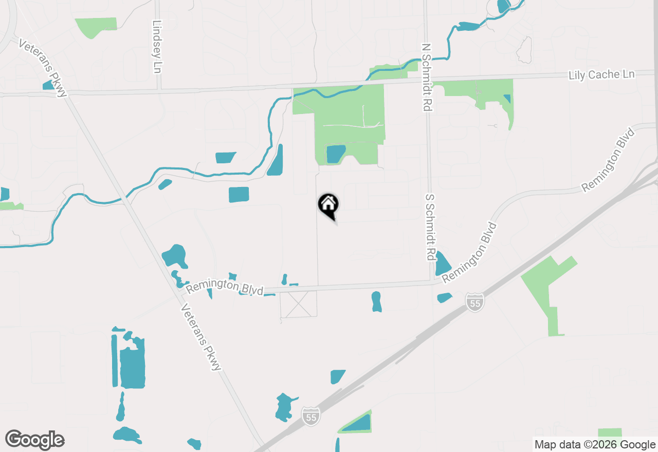 Map of 772 Rebecca Lane, Bolingbrook, IL 60440