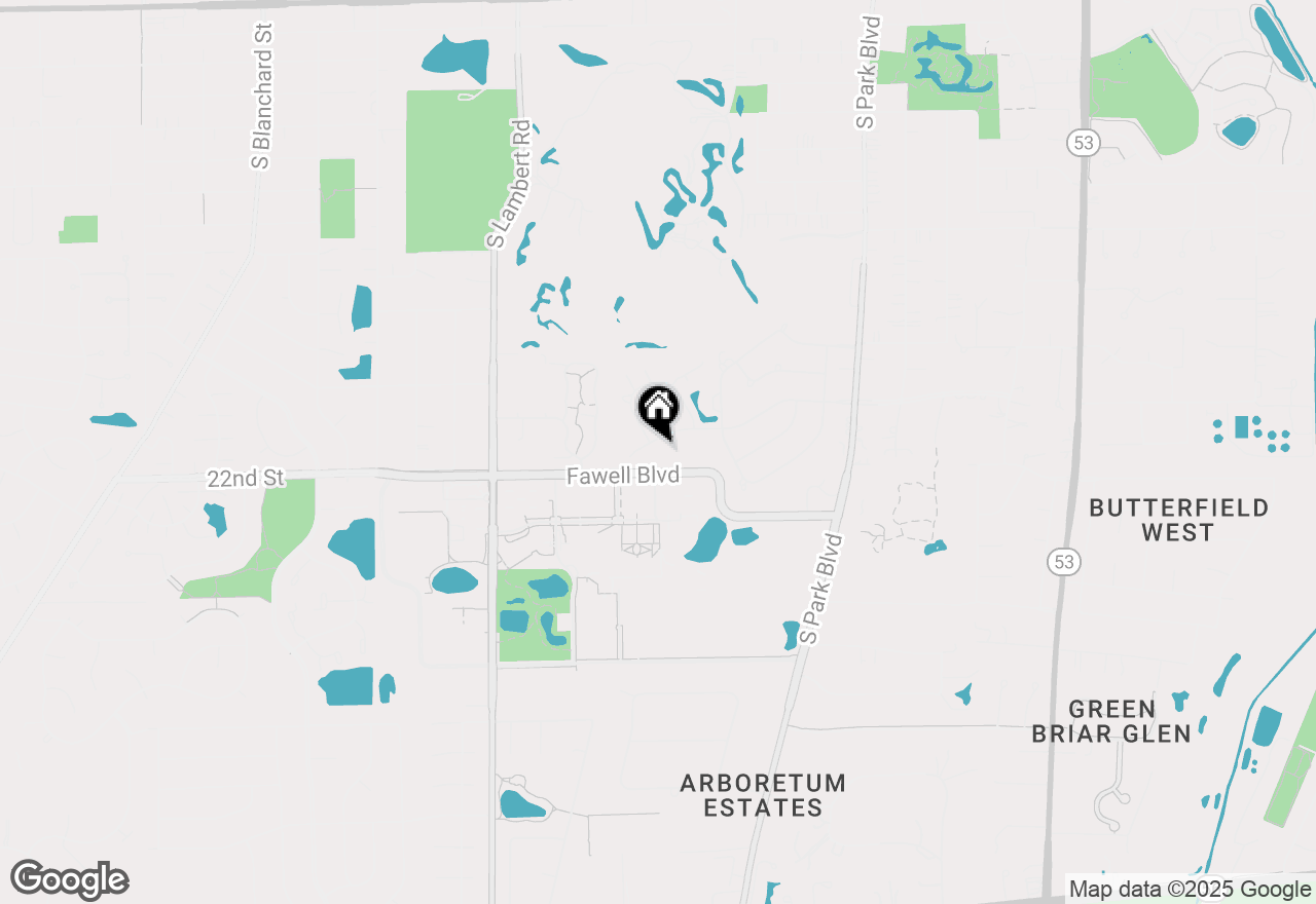 Map of 453 Raintree Drive #1P, Glen Ellyn, IL 60137