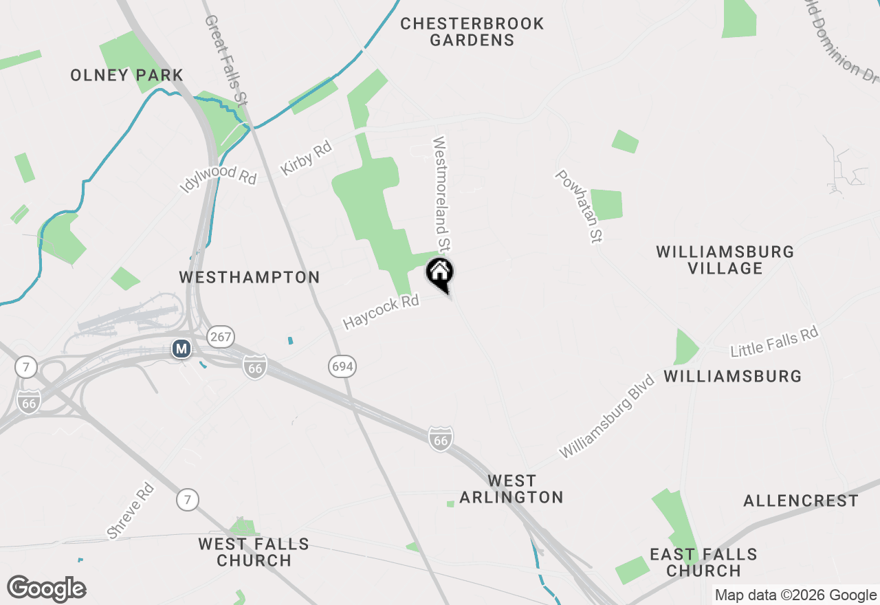 Map of 6621 Haycock Road, Falls Church, VA 22043