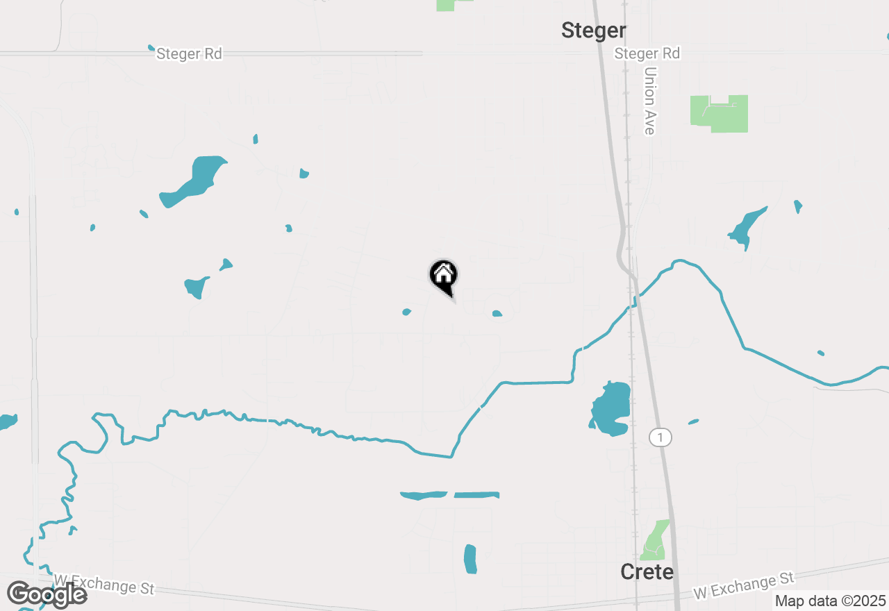 Map of 23765 S Loomis Street, Crete, IL 60417