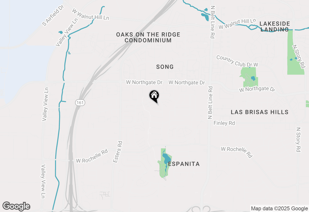 Map of 3818 Calgary Court E, Irving, TX 75062