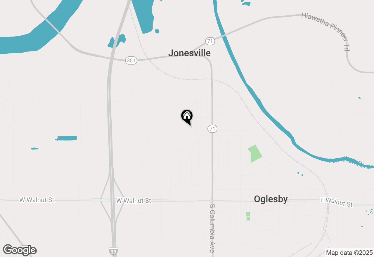 Map of 910 Durant Street, Oglesby, IL 61348