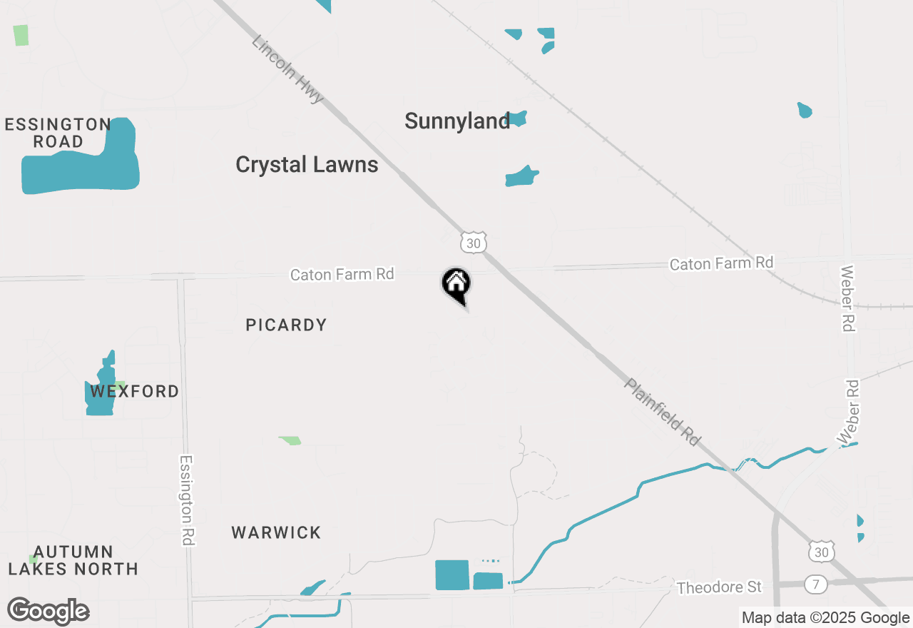 Map of 2372 Caton Crest Drive, Crest Hill, IL 60403