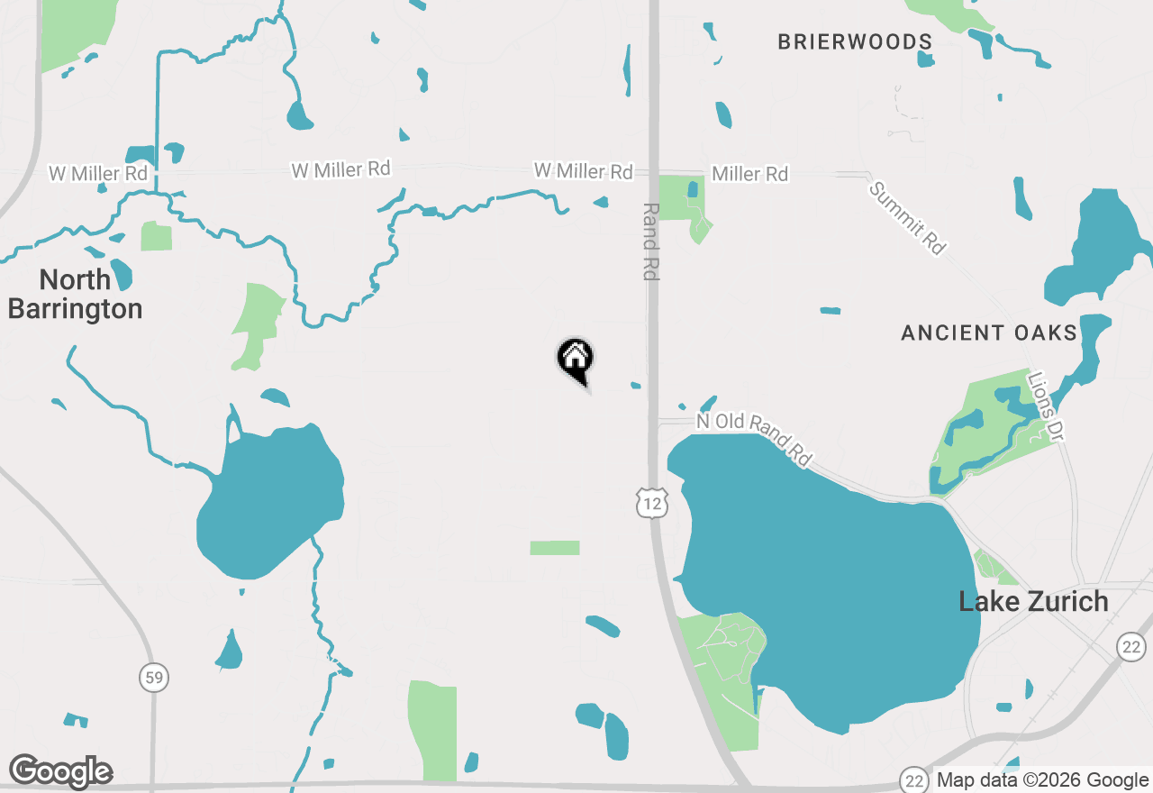 Map of 1059 Betty Drive, Lake Zurich, IL 60047