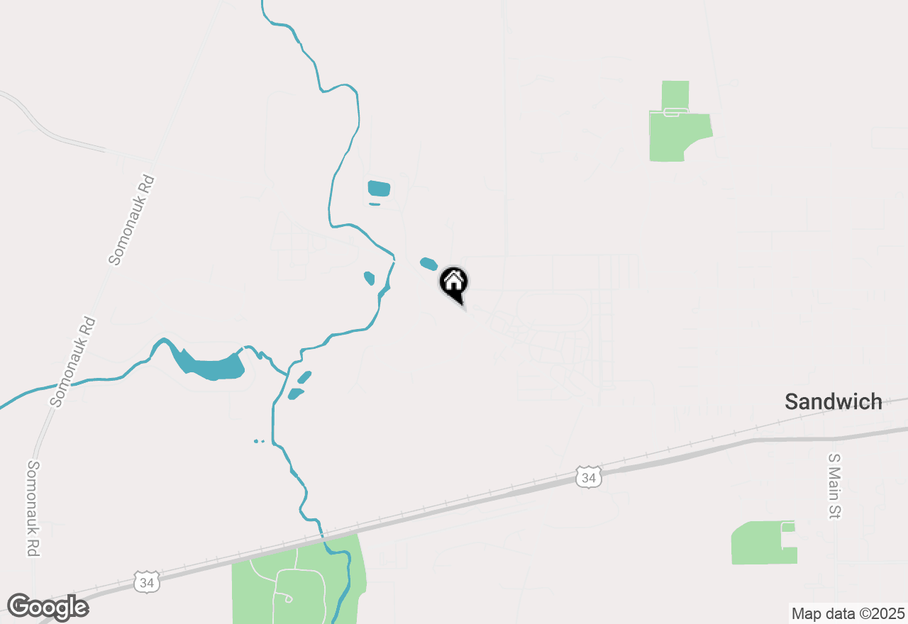 Map of 1610 Suydam Road, Sandwich, IL 60548