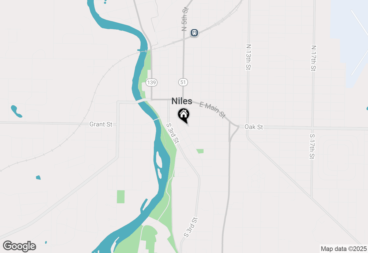 Map of 501 Oak Street, Niles, MI 49120