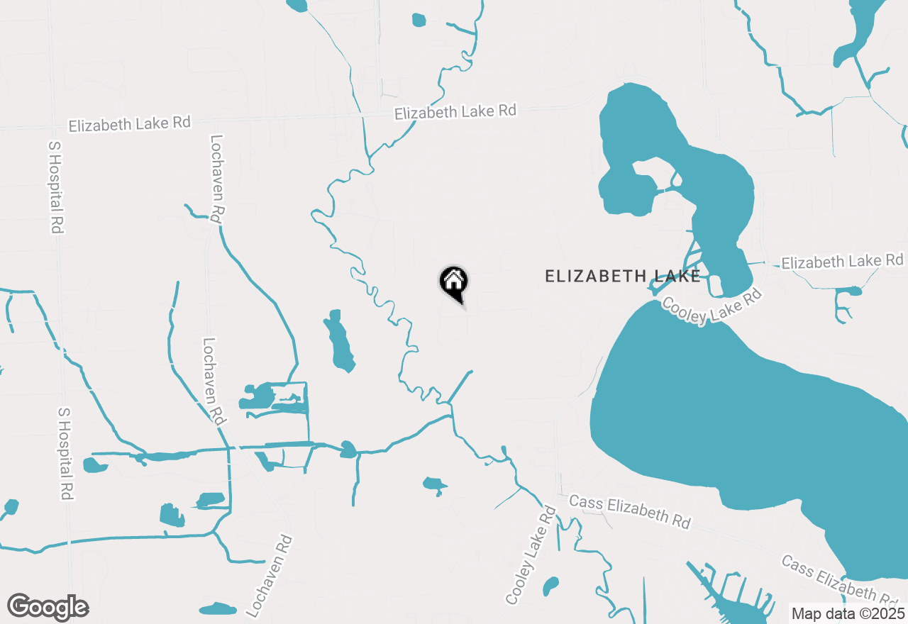 Map of 6034 Artesian Drive, Waterford, MI 48327