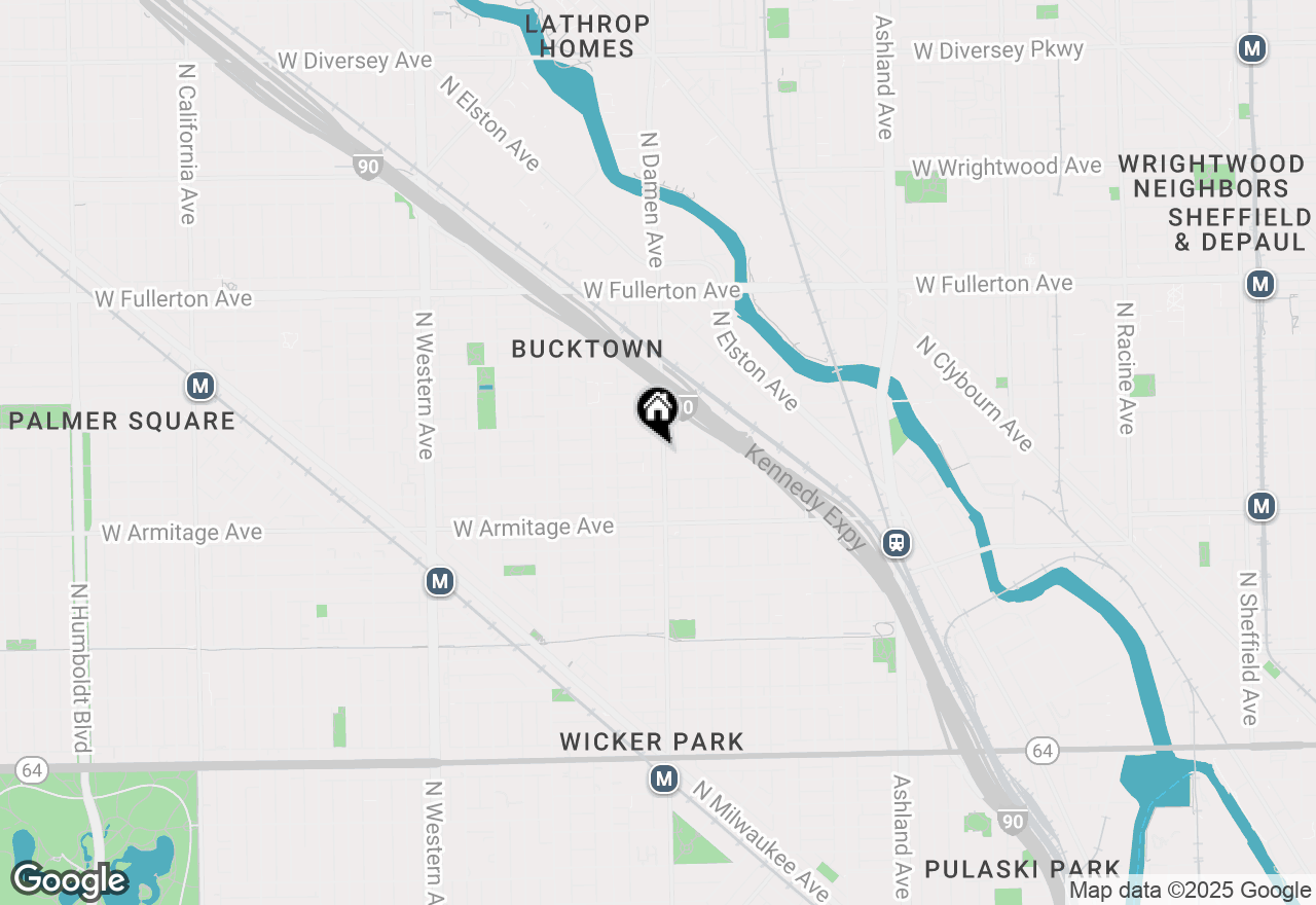 Map of 2110 N Damen Avenue, Chicago, IL 60647