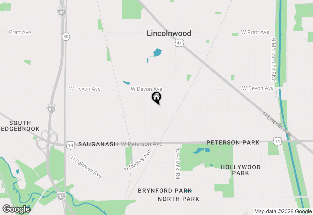 Map of 6235 N Kedvale Avenue, Chicago, IL 60646