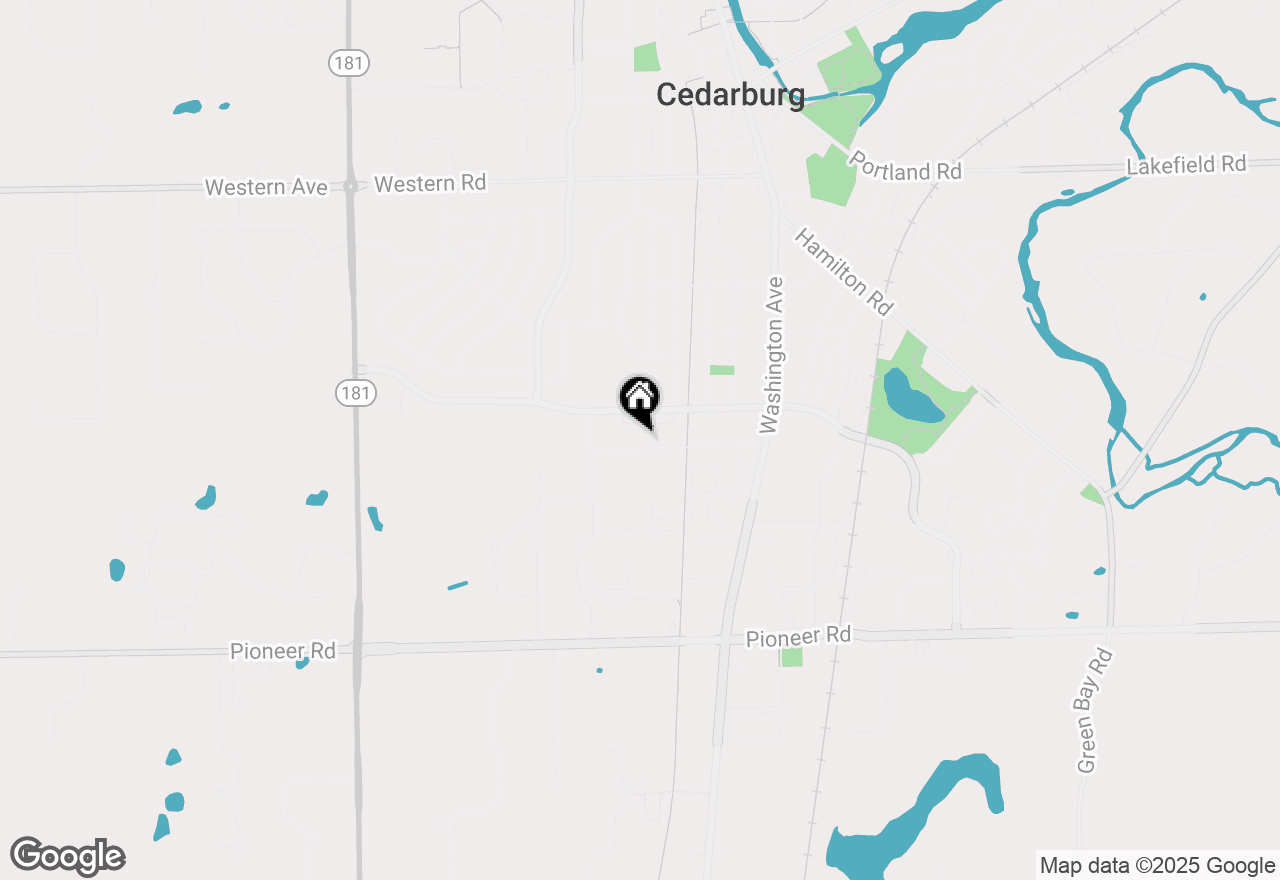 Map of N28W6642 Alyce St #7, Cedarburg, WI 53012