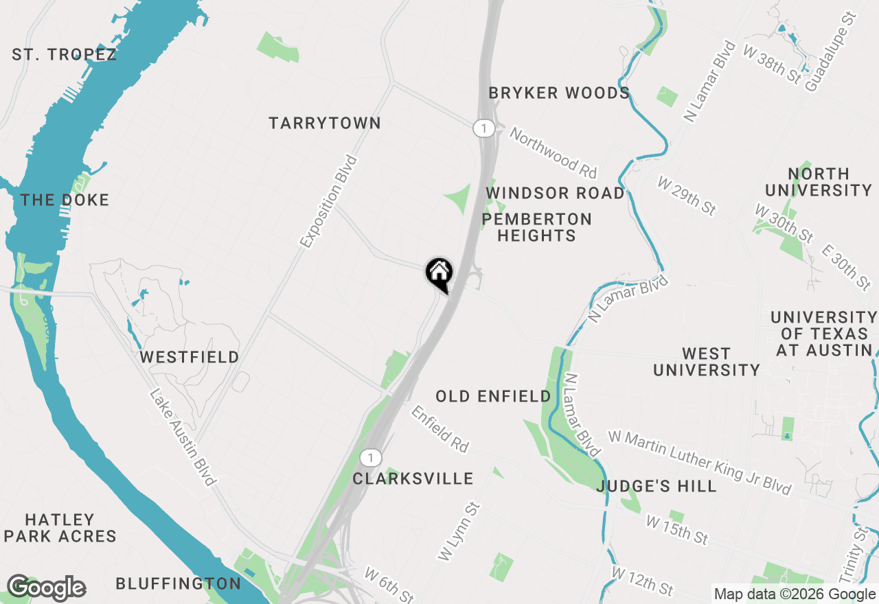 Map of 2009 Winsted Ln #B, Austin, TX 78703