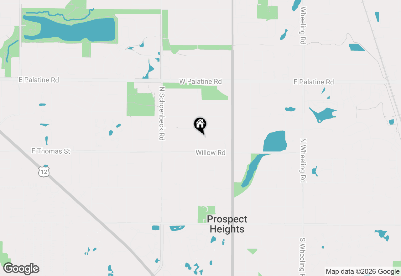 Map of 108 South Parkway, Prospect Heights, IL 60070