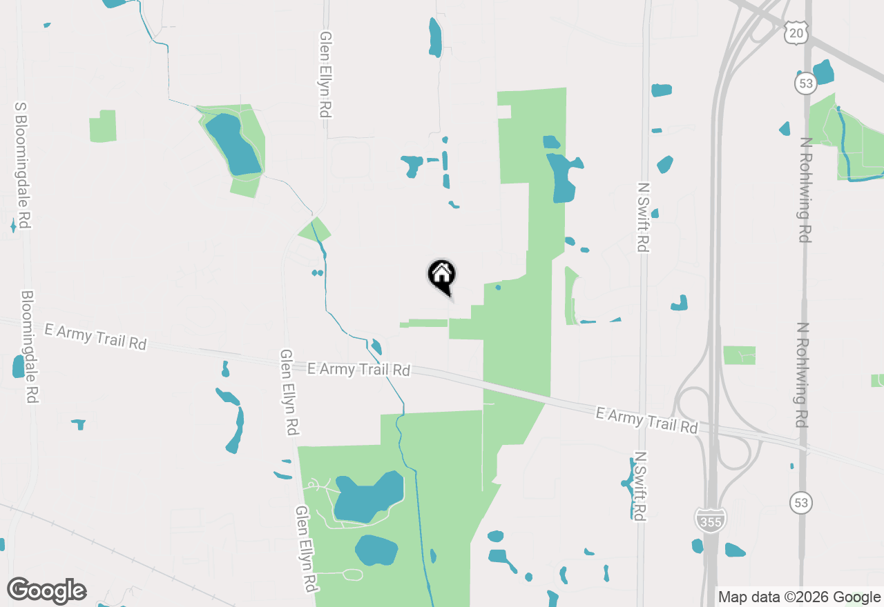 Map of 4N260 Walter Road, Addison, IL 60101