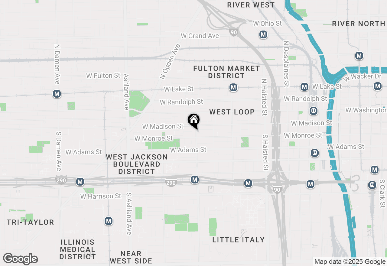 Map of 1200 W Monroe Street #508, Chicago, IL 60607