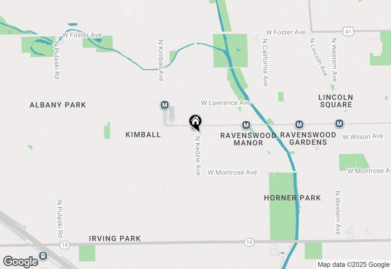 Map of 4614 N Kedzie Avenue #202, Chicago, IL 60625