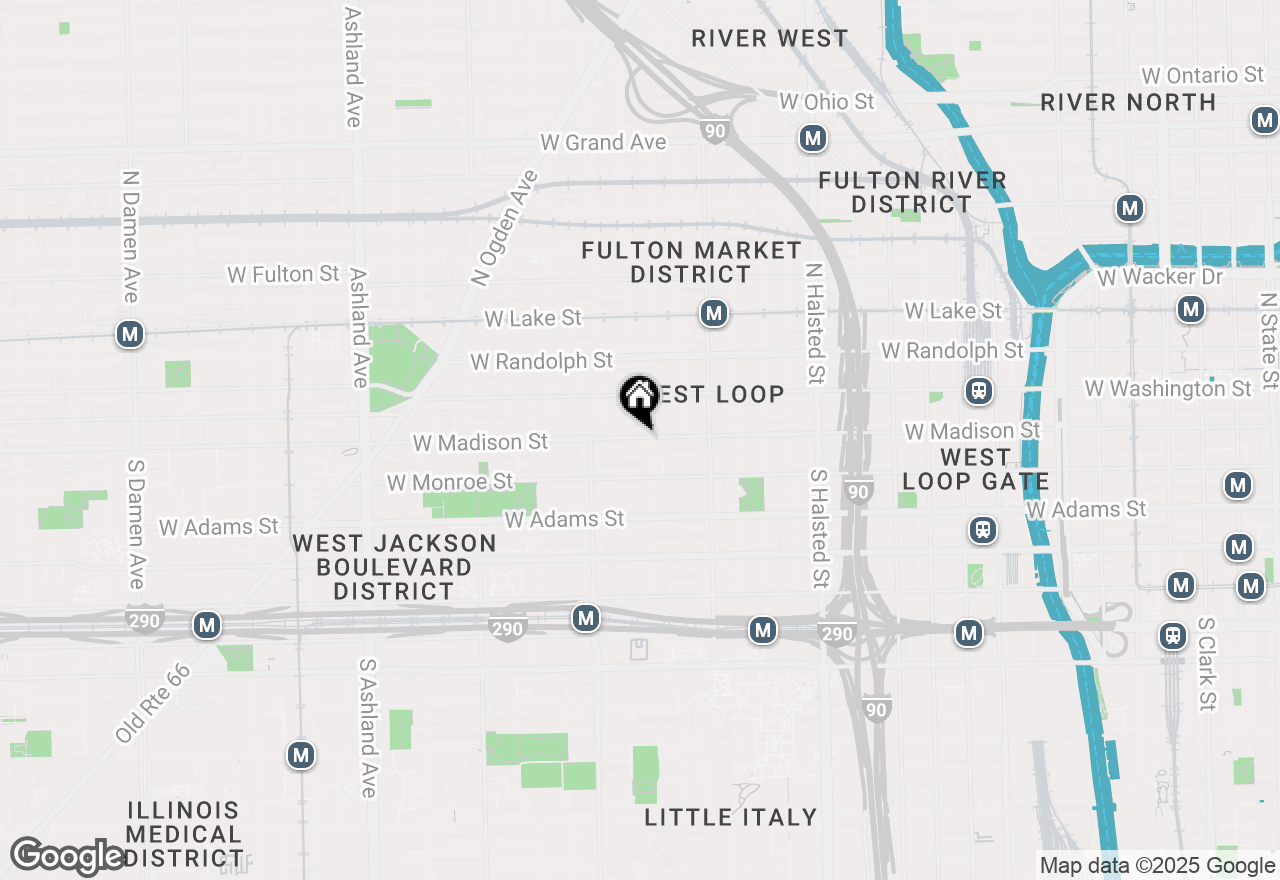 Map of 1109 W Madison Street, Maywood, IL 60153