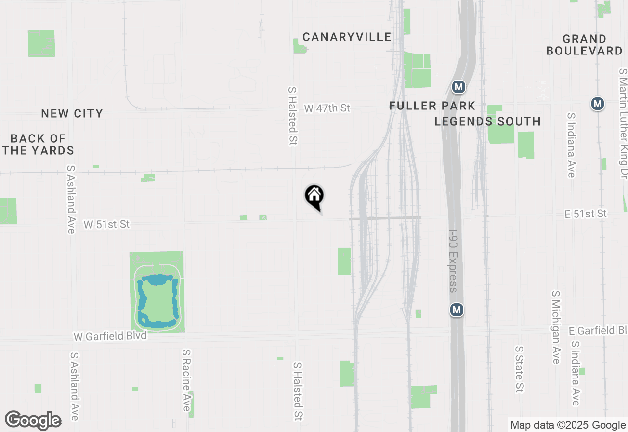 Map of 716 W 51st Street #716-1, Chicago, IL 60609