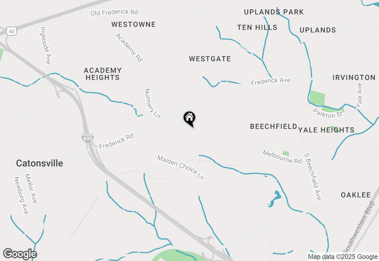 Map of 139 Cherrydell Road, Catonsville, MD 21228