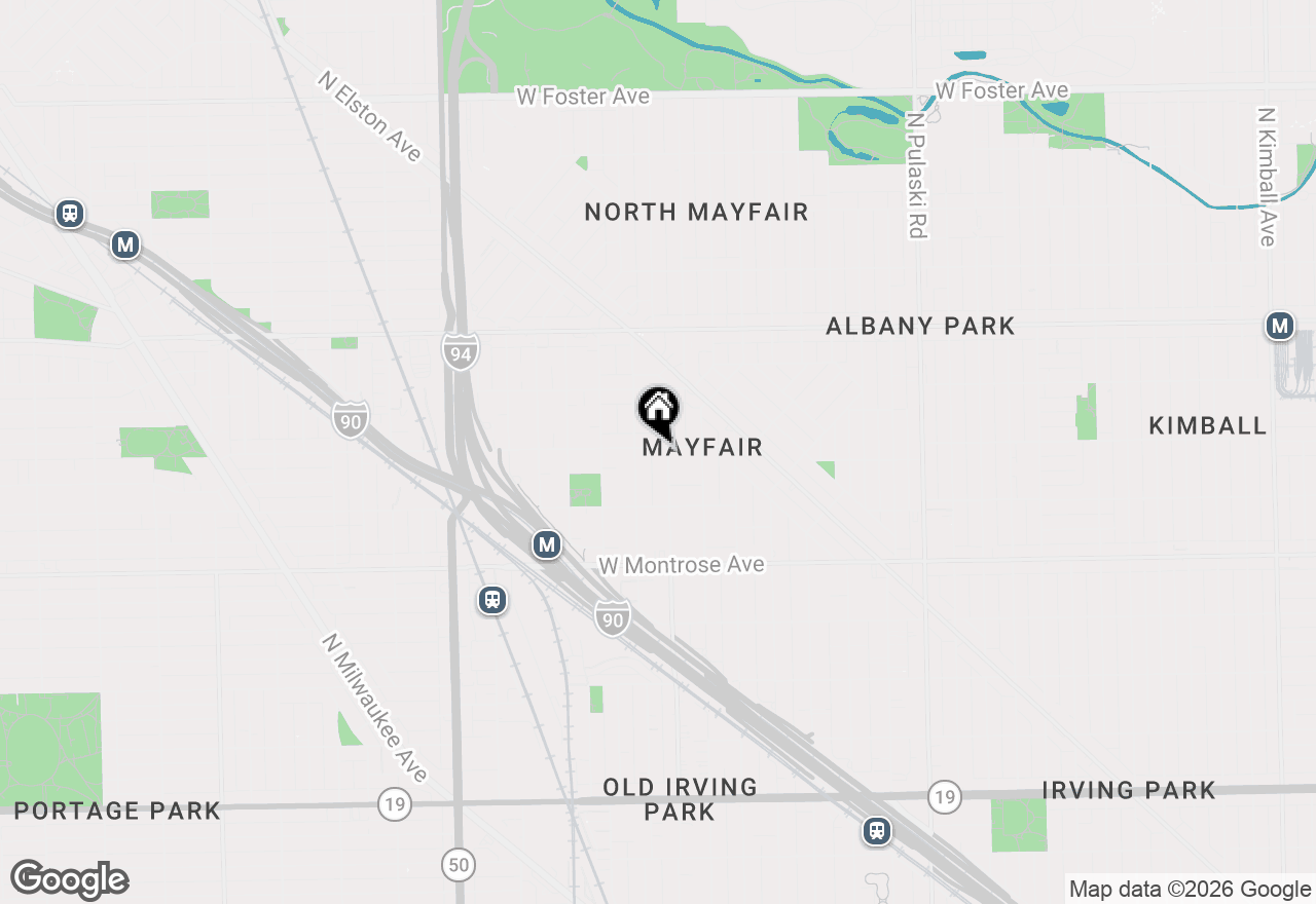 Map of 4556 N Kostner Avenue #G, Chicago, IL 60630