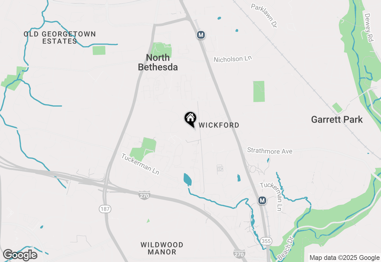 Map of 5606 Sugarbush Lane, North Bethesda, MD 20852