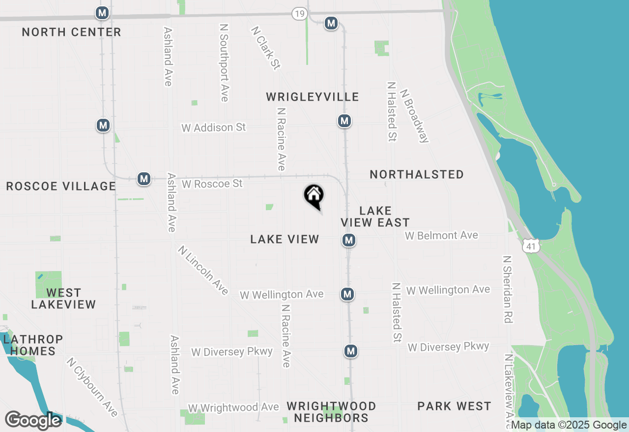 Map of 3249 N Seminary Avenue #G, Chicago, IL 60657
