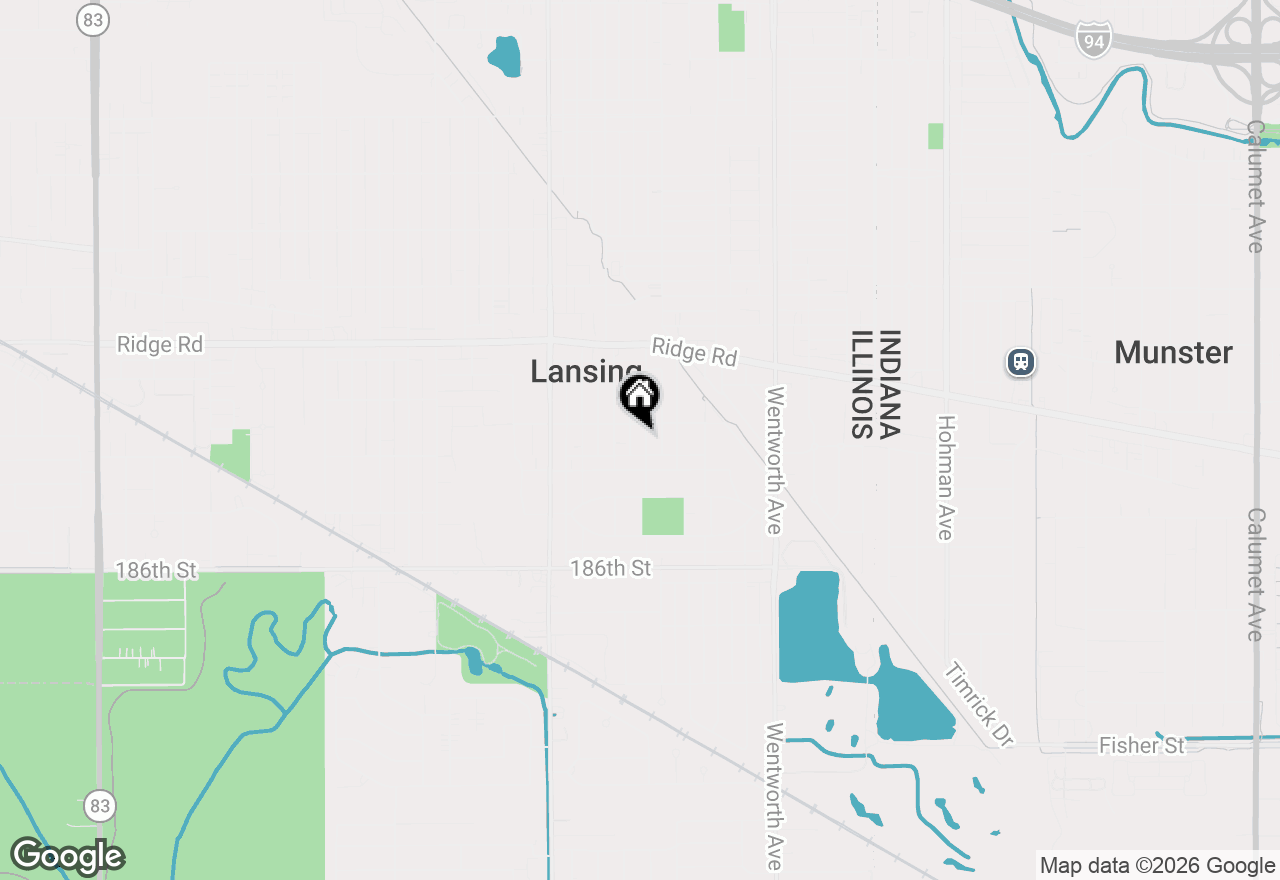 Map of 18318 Ada Street, Lansing, IL 60438