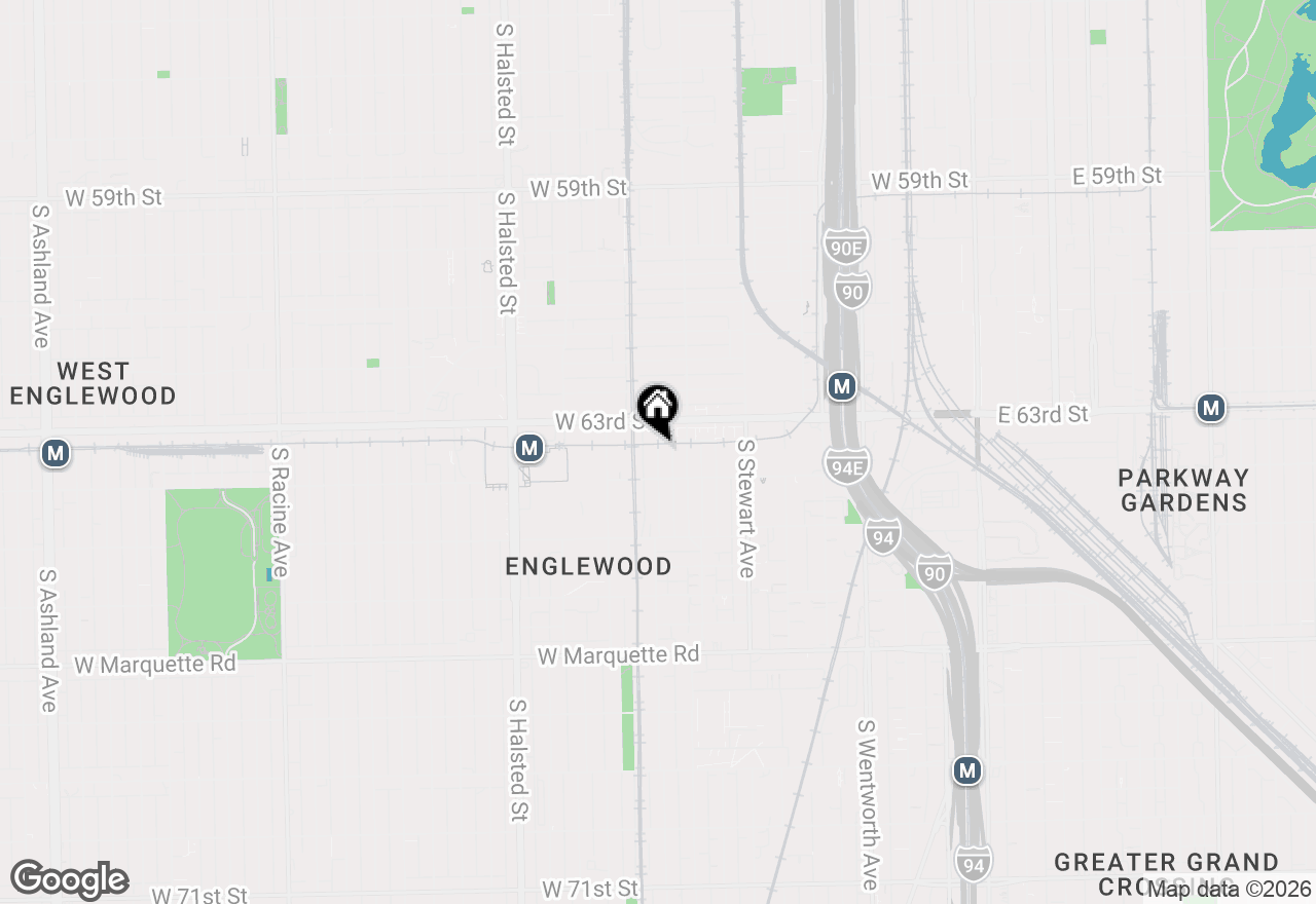 Map of 6350 S Parnell Ave, Chicago, IL 60621