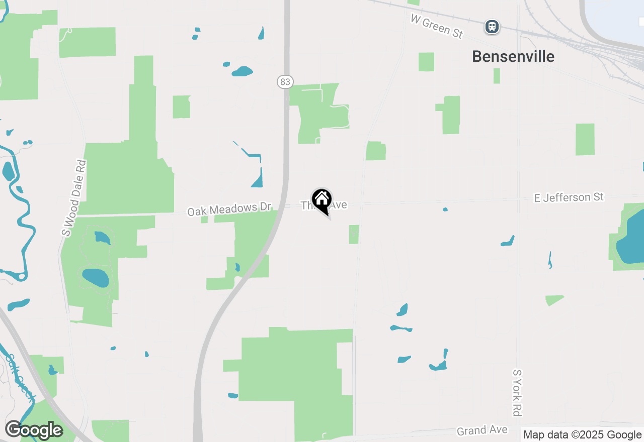 Map of 16W680 Crest Avenue, Bensenville, IL 60106