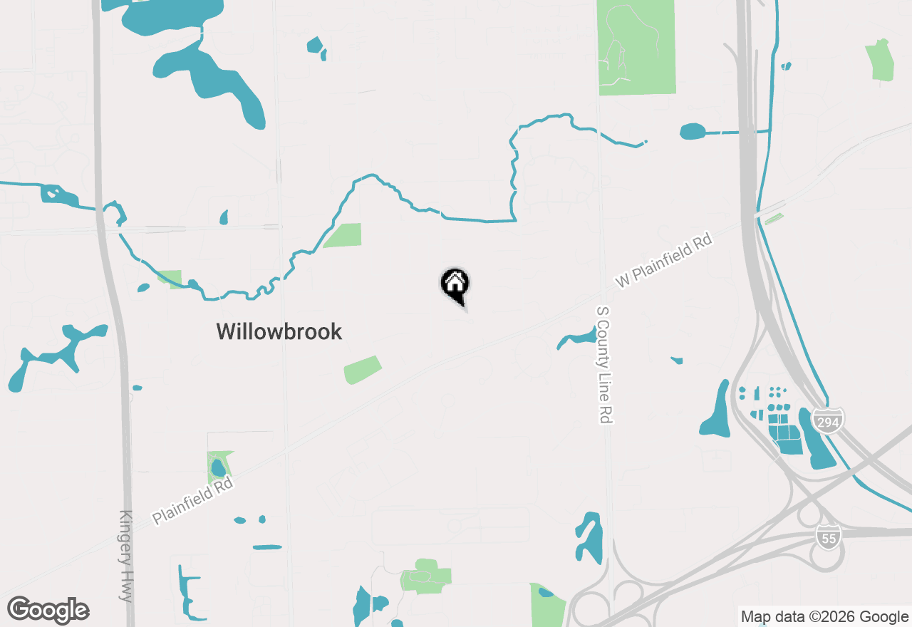 Map of 32 Ridgefield Lane, Burr Ridge, IL 60527