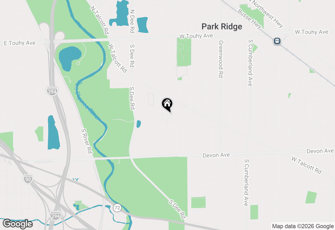 Map of 738 S Home Avenue, Park Ridge, IL 60068