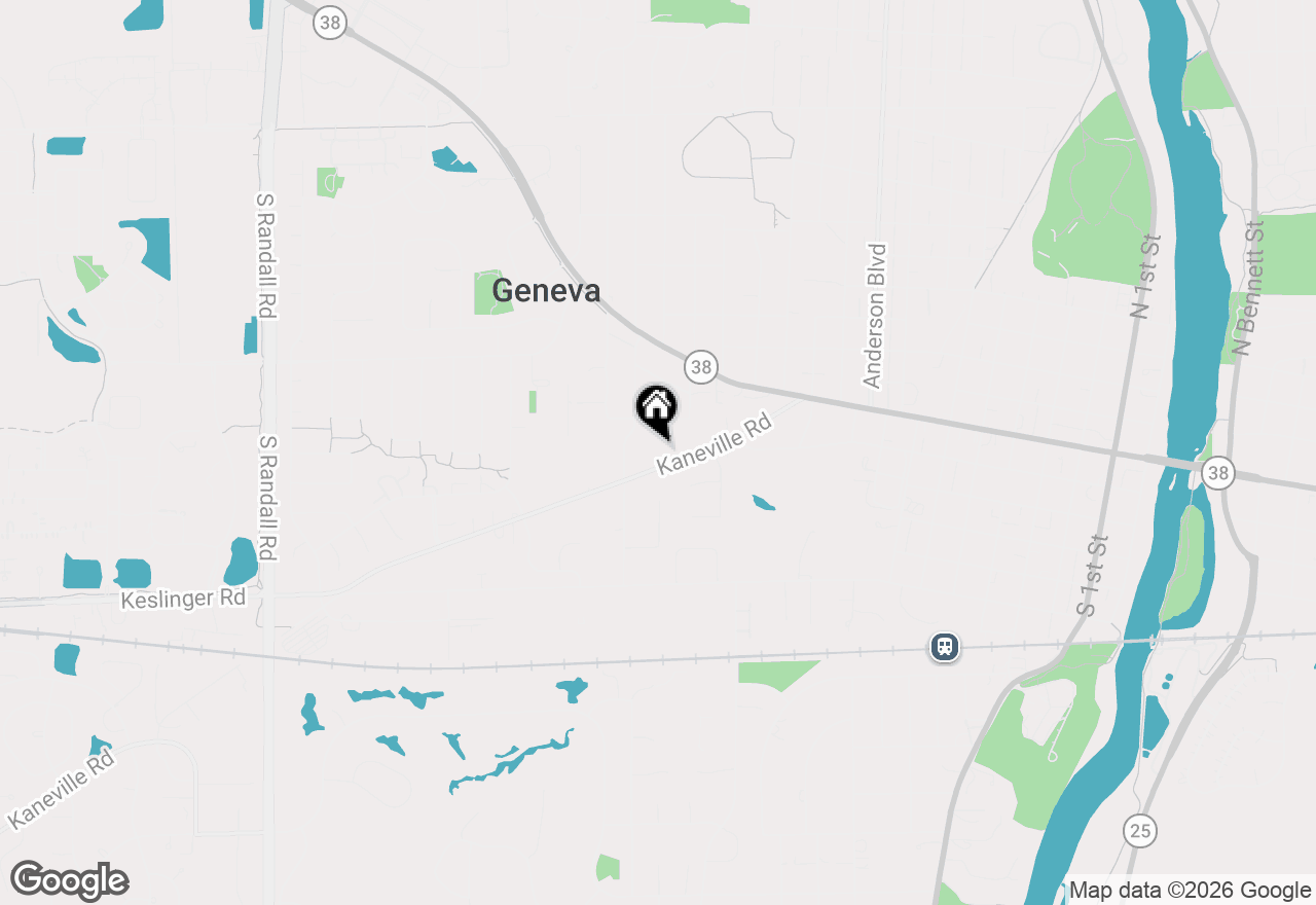Map of 1601 Kaneville Road, Geneva, IL 60134