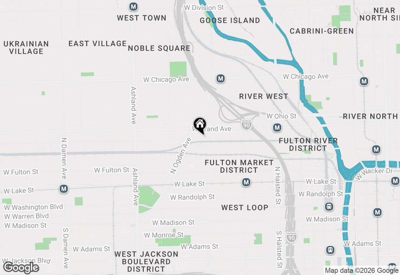 Map of 1220 W Hubbard Street, Chicago, IL 60642